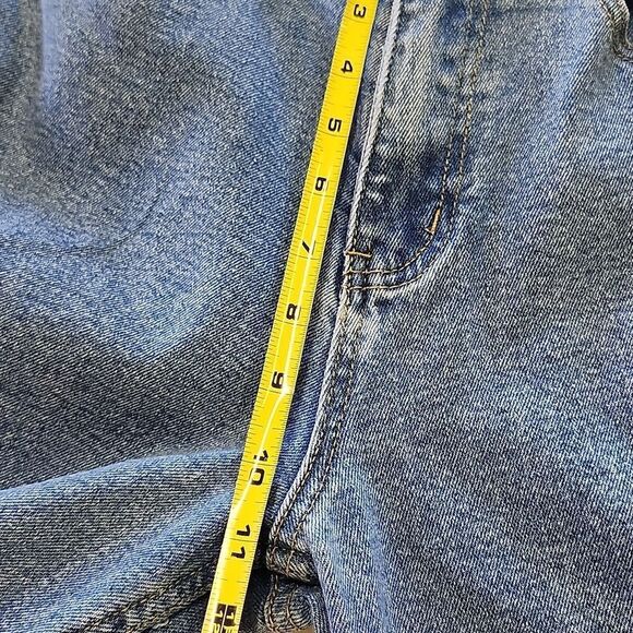 LAST Women's Wide-leg Cotton Blue Denim Jeans Capri Pants Small - Picture 12 of 12